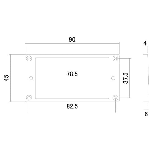 Scud Escutcheon Straight Front Light Ivory MR-FLI