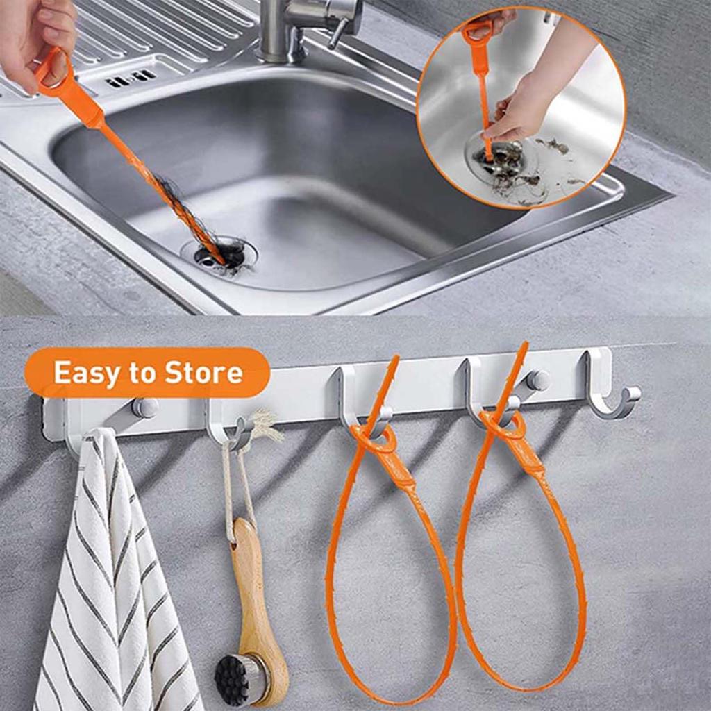 Drain Snake, Drain Clog Remover,Hair Snake Tool Drain Opener, Sink Snake for Sewer Kitchen Sink Bathroom Cleaning Tool