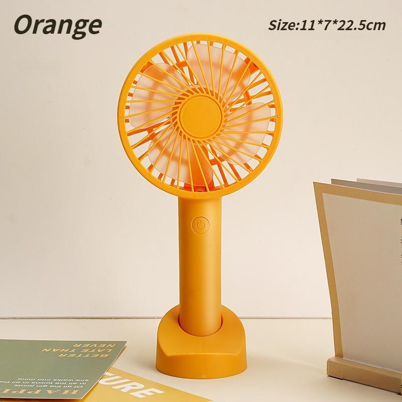 Multi-Purpose USB Desk Fan - 3-in-1 Portable Rechargeable Handheld Fan for Office, Home, Dorm Rooms & Outdoor Activities