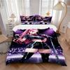 Pink Hair Singer Performance Print 3Pcs Bedding Setduvet Cover With 2 Bedropillowcase Home Birthday Gift