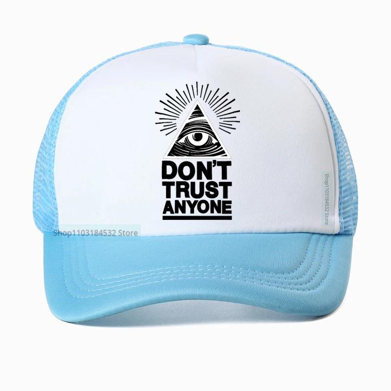 Eye of God Hats Vintage Egypt Pyramid AllSeeing Eye Illuminati Hat Punk Egyptian Triangle Adjustable Baseball Cap
