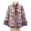 Reversible Fur & Leather Winter Coat for Middle-Aged and Elderly Women - Stylish Chinese-Style Mink Velvet Jacket