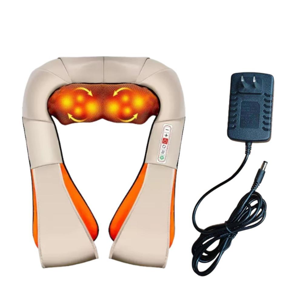 US EU Plug Shiatsu Massager 3D Kneading U Shape Massager Electric Neck Rest Massager  Home Use