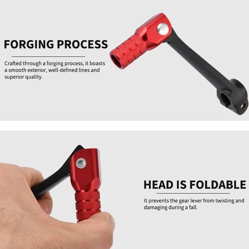 CNC Aluminum Folding Gear Shifter Shift Lever Fit for 70cc 90cc 110cc 125cc 150cc 200cc 250cc Motorcycle ATV Dirt Pit Bikes