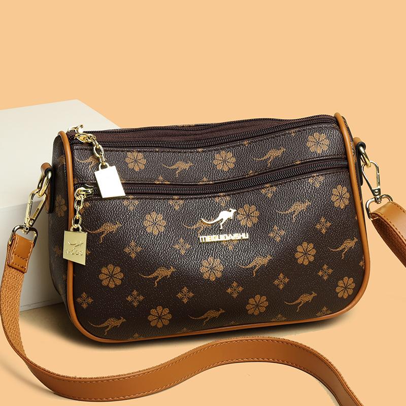 Women s bag new trendy fashion middle-aged shoulder bag mother messenger bag high-end bag