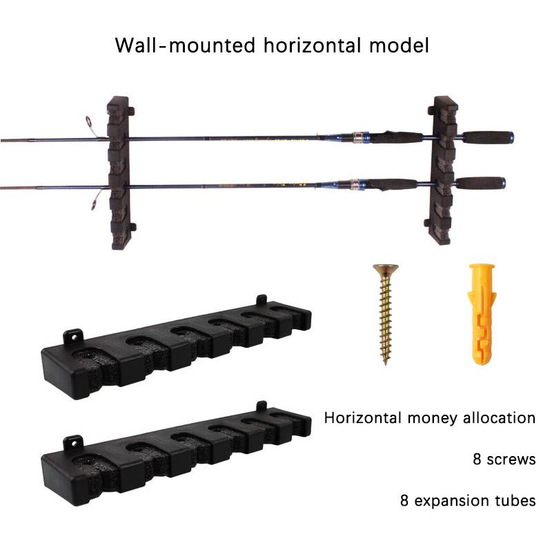 Fishing Rod Display Rackvertical Horizontal Bracketplastic Bracketfixing Rackfishing Rod Collection Rackfishing Gear Accessories