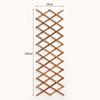 Carbonized Wooden Garden Wall Fence Panel Plant Climb Trellis Support Decorative Garden Fence for Home Yard Garden Decoration