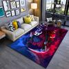 Fantasy Warrior and Masked Knight Suitable As a Non-slip Mat for the Living Room or Bedroom Sofa
