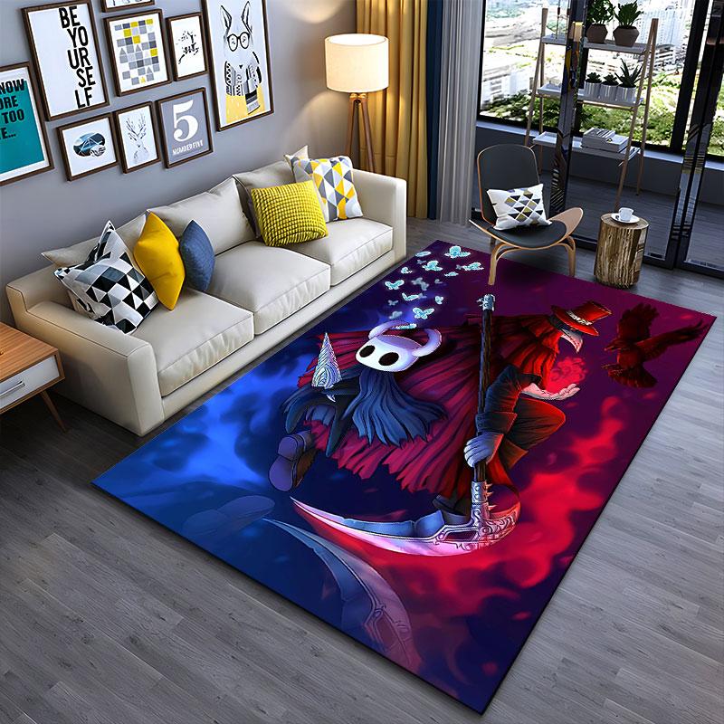 Fantasy Warrior and Masked Knight Suitable As a Non-slip Mat for the Living Room or Bedroom Sofa