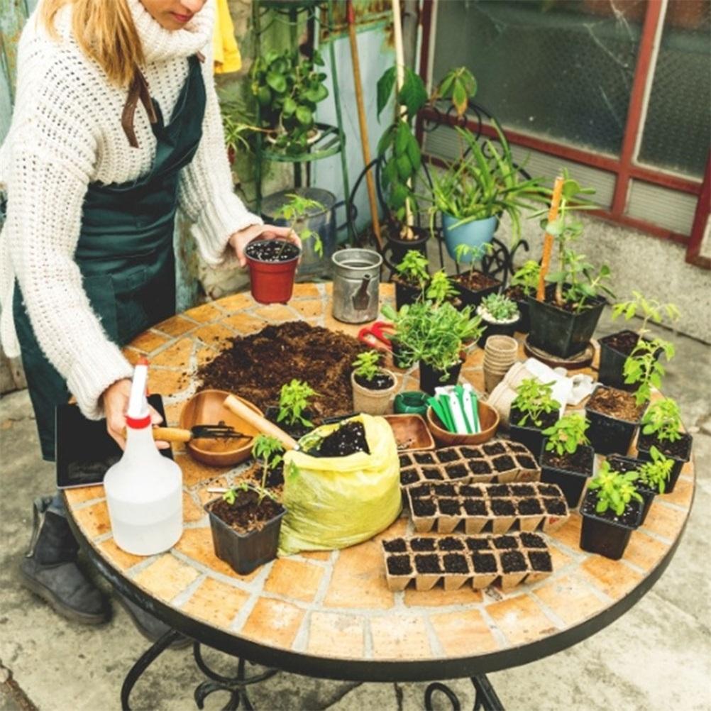 10pcs Seed Growing Tray Biodegradable Paper Pot Plant Seedling Herb Seed Nursery Cup Kit