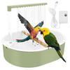 Bird Shower Bath Generous Capacity USB Electric Circulating Water Bird Bathtub for Lovebird Cockatiel Finches Cockatoo Conure