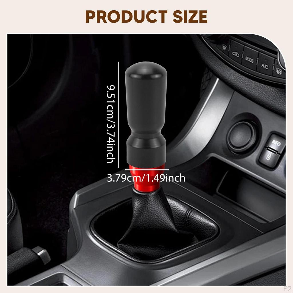 Car Shift Knob Shifter Replacement Accessory M12 X P1.25 Lever Handle for Automatic Manual
