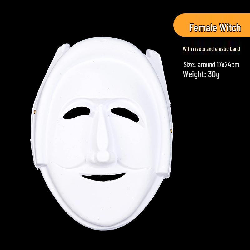 DIY prázdné masky kočky a lišky pro dětské malování a vystoupení na festivalu Pekingské opery