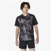 Mizuno Table Tennis Game Shirt, Short Sleeve, V-Neck, Unisex, Moisture-Wicking, Quick-Drying, JTTA Certified, 82JAA001, Black, Size S
