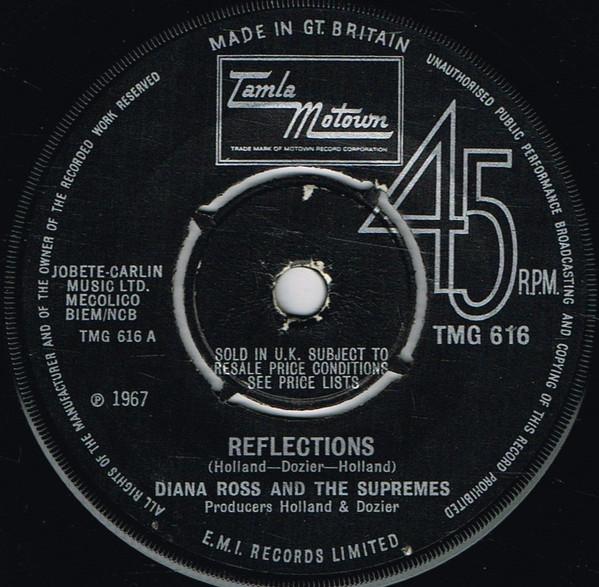

7inch Record SUPREMES - Reflections TMG616 Tamla Motown 1967 UK Soul/Funk Used