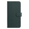 For Honor Magic7 Lite 5G/X9c 5G/X60 Pro 5G Case Wallet Stand Litchi Texture Genuine Cow Leather Flip Phone Cover
