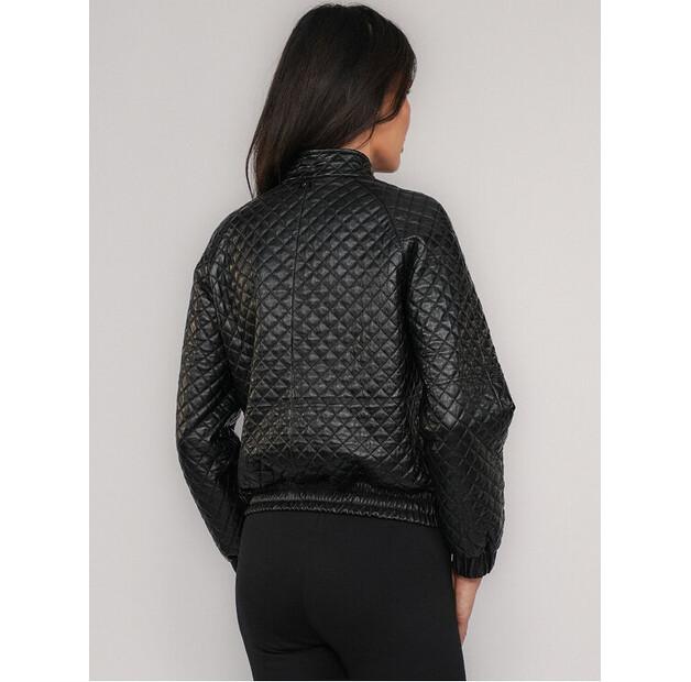 Куртка кожаная Стеганая Кожаная Типа Бомбер FAN LEATHER