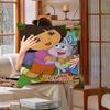 Cartoon-DORA-The-Explore Pillow Anime Pillow Sofa Bed Head Pillow Cover Cushion Cover 45x45 Cm Fashion