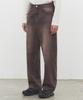 DECET Mid Rise Wide Jeans Dcpt027Crbrown