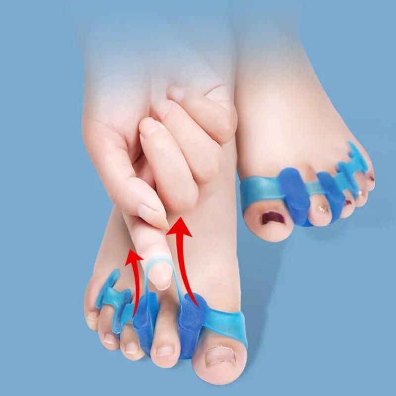 Toe Valgus Corrector Separator Hallux Bunions Finger Separator Toe Corrector Fingers Feet Haluksy toe Spreader Bunion Corrector