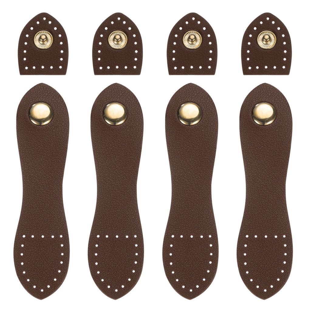 4/8 Sets Sewing Leather Snap Buckles Sewing Fasteners for Handmade DIY Patchwork Bag Hangbag Lock Hardware Accessories