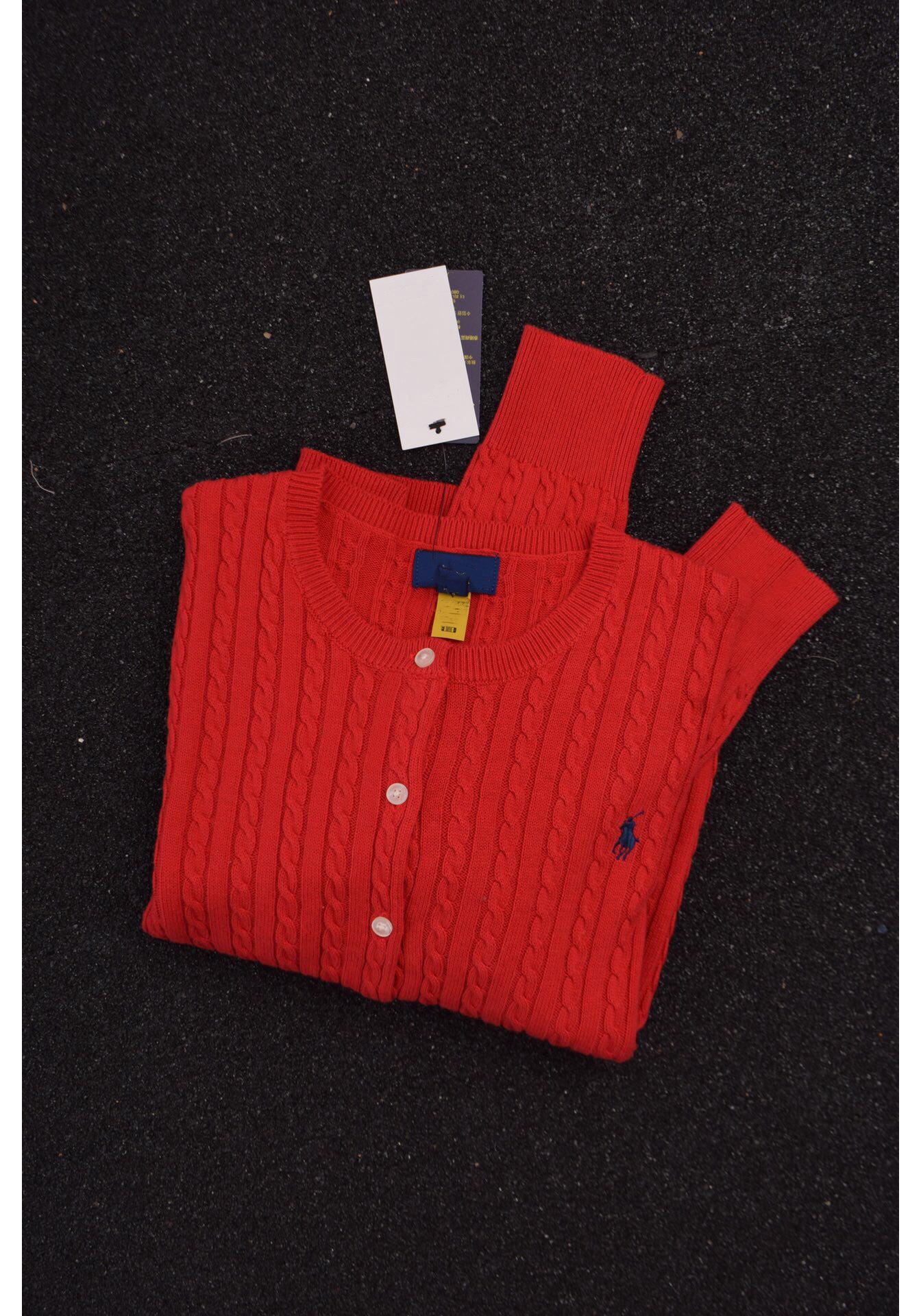 Classic Little Horse Embroidery Cable Knit