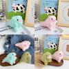 Adorable Plush Dinosaur Keychain Toy In Lake Blue Olive Pink Soft And Fluffy