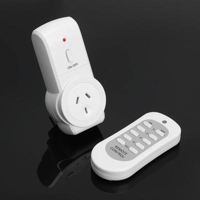 433,92 MHz Bezdrátový dálkově ovládaný zásuvka 240V 50Hz 10A Bezdrátová dálkově ovládaná zásuvka Přenosná chytrá zásuvka pro domácí kuchyni
