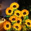 Solar Powered Night Lights Waterproof Atmosphere Lamp LED Solar Sunflower Lights  Outdoor