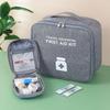 1pc Oxford Cloth Portable Medicine Bag First Aid Kit Outdoor Travel Survival Emergency Case Household Medicine Pill Storage Bag