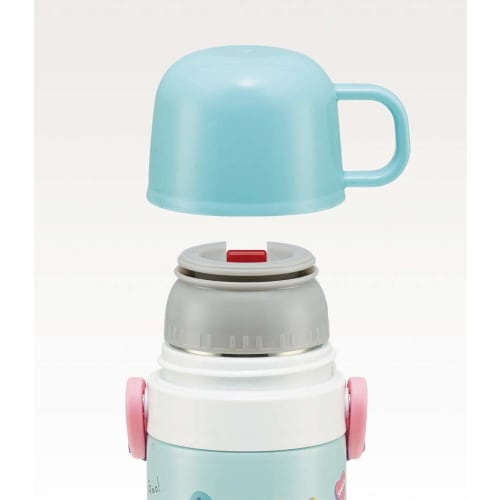 Skater Stainless Steel Water Bottle Replacement Spare Cup Light Blue SKDC4 for SKC4 P-SKDC4-C