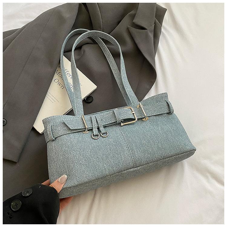 Premium sense bucket bag women's summer new commuter armpit bag large capacity portable shoulder handbag