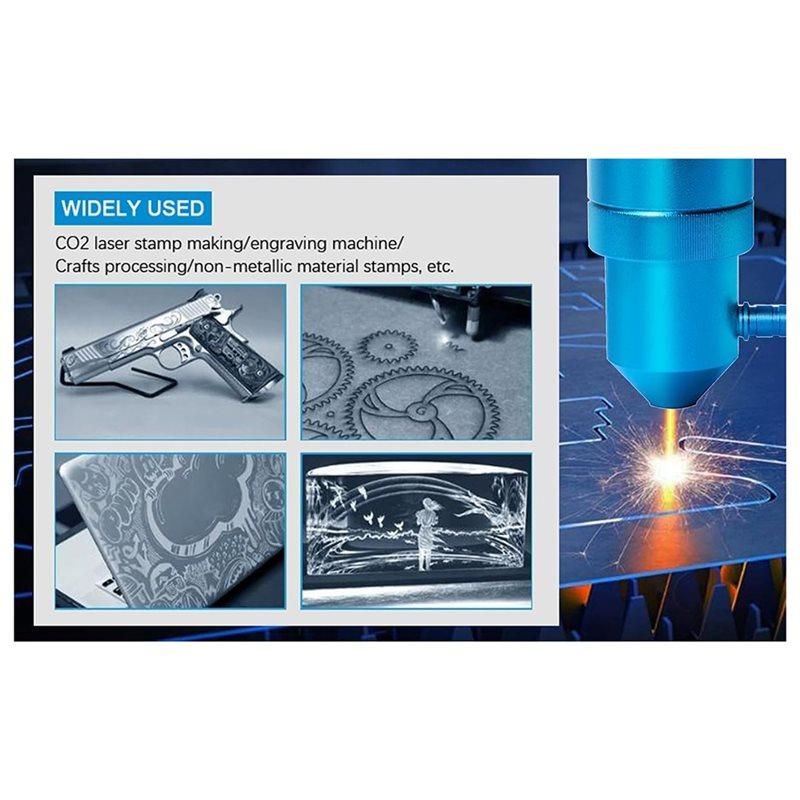 ABWR-K40 For K40 Laser Head FL 50.8Mm CO2 Laser Head With Air Assist For Laser Engraver Cutter 18Mm