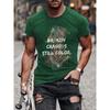 Men's Broken Crayons Still Colour Mental Health Awareness Encourage Print Casual T-Shirt 3D Printed T Shirt