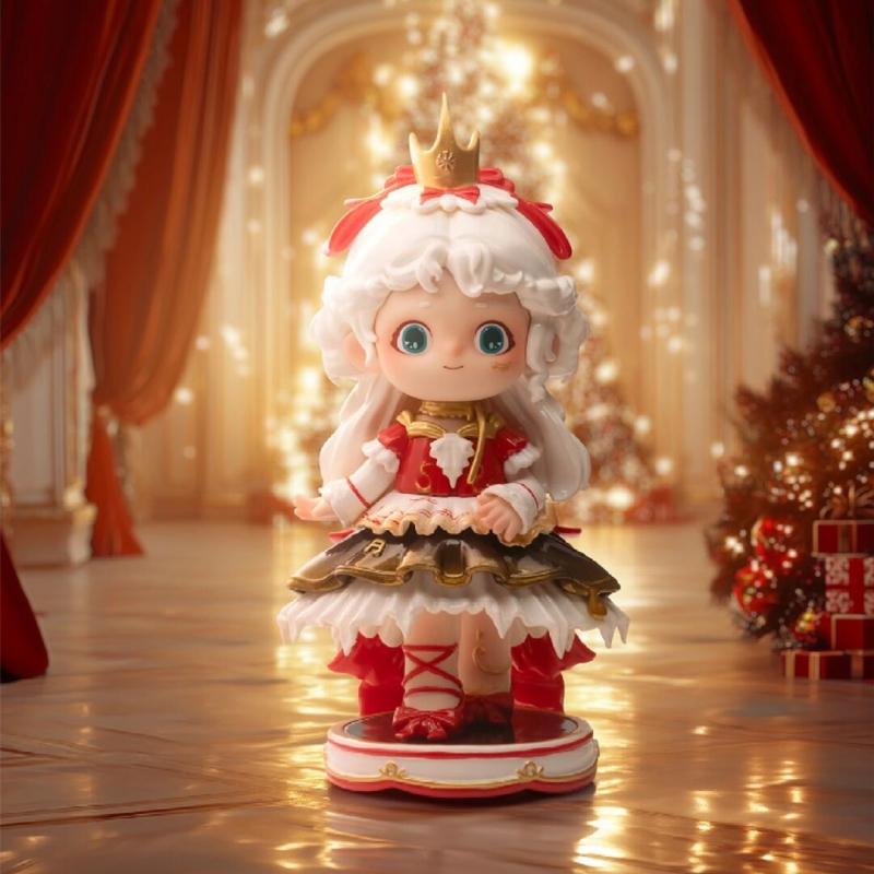 Genuine Qiaoqiao Flower Fairy Whisper Series Kawaii Anime Girl Figure Collectible Perfect Christmas Gift Toy