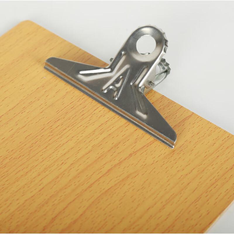 A4 Wooden Clipboard with Butterfly Clip (10-Pack)