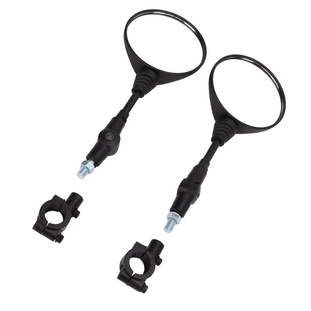 22mm Motorcycle Handlebar Rear View Mirrors Round Reflectors Replacement for R1 R3 R25 X‑MAX 300 NMAX 125