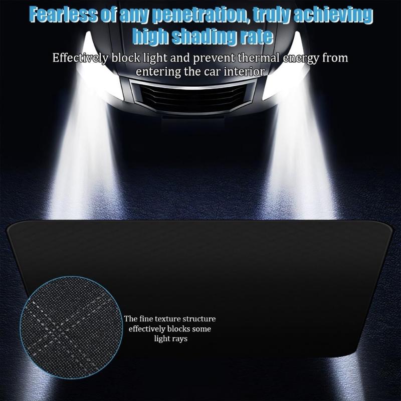 Reflective Car Windshield Cover Quilted Silver Panel for Outdoor Parking Sun Shade Snow Ice and Debris Defense