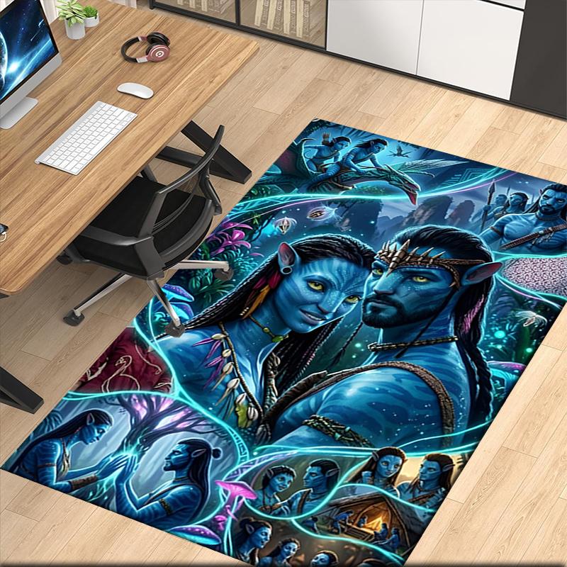 Avatar Printed Carpetrugfor Office Chair Living Room Bedroom Kitchen Room Decor Gifts