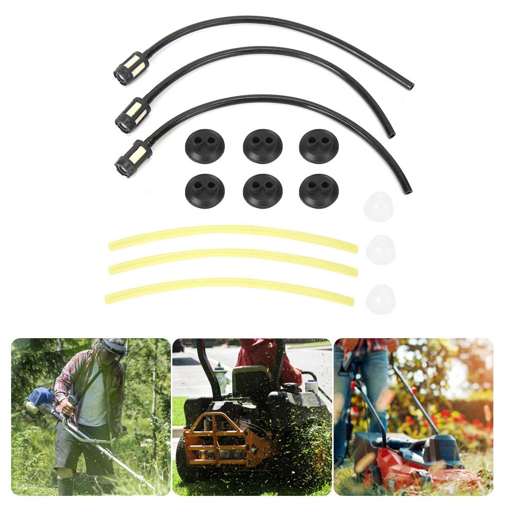 6Pcs Fuel Hose Line Pipe Assembly Replacement Accessories for Strimmer Lawn Mower