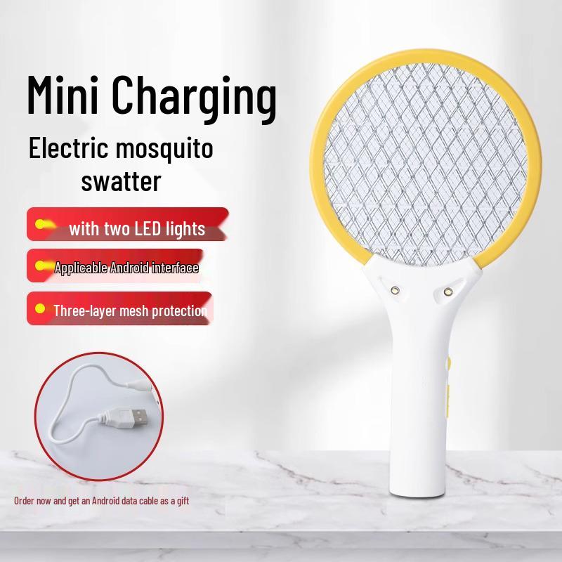 Rechargeable 2025 Electric Mosquito Swatter & Killer Lamp: Safe Household Repellent for Babies & Pregnant Women