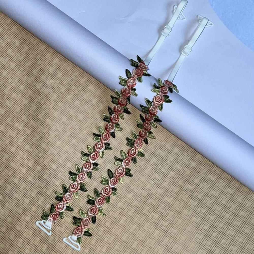 

Съемные цветочные бретели для бюстгальтера Полиэстеровые бретели для бюстгальтера Замена Креативный подарок Бретели для плеч светло-розовый