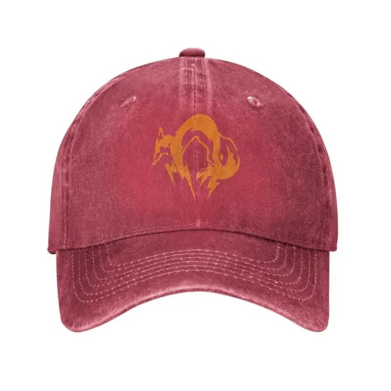 

Personalized Cotton Metal Gear Solid Fox Logo Baseball Cap for Unisex Women Adjustable Video Game Dad Hat Streetwear Baseball Cap