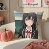 YYukinoshita YYukino Cushion Cover Pillowcase Short Plush Invisible zipper Room Sofa Cushion Cover