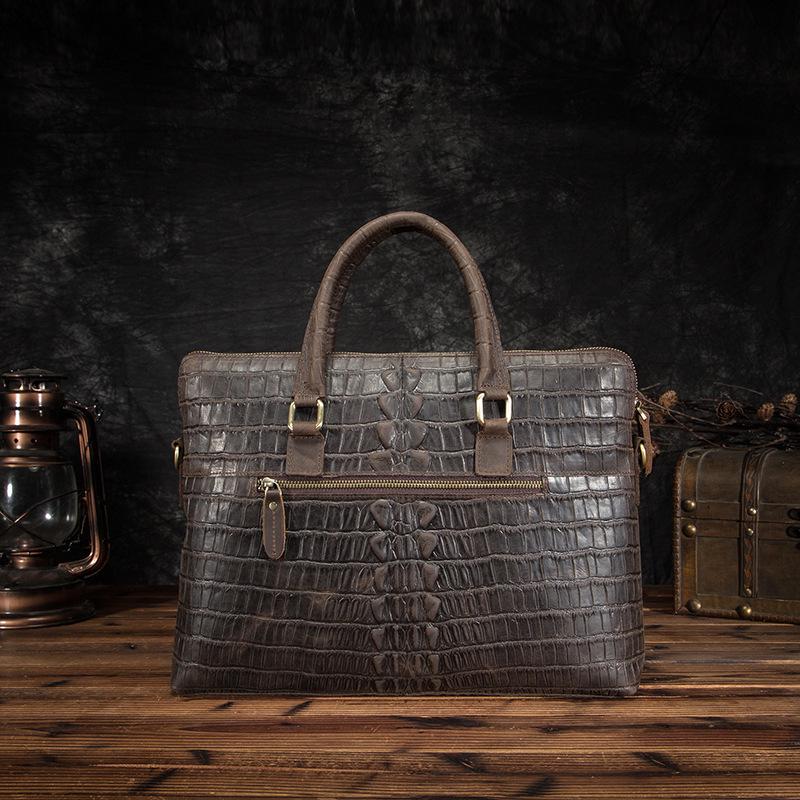 Herren Echtleder Büro Maletas Business Aktentasche 15,6" Laptoptasche Attache Portfolio Bag Messenger Bag