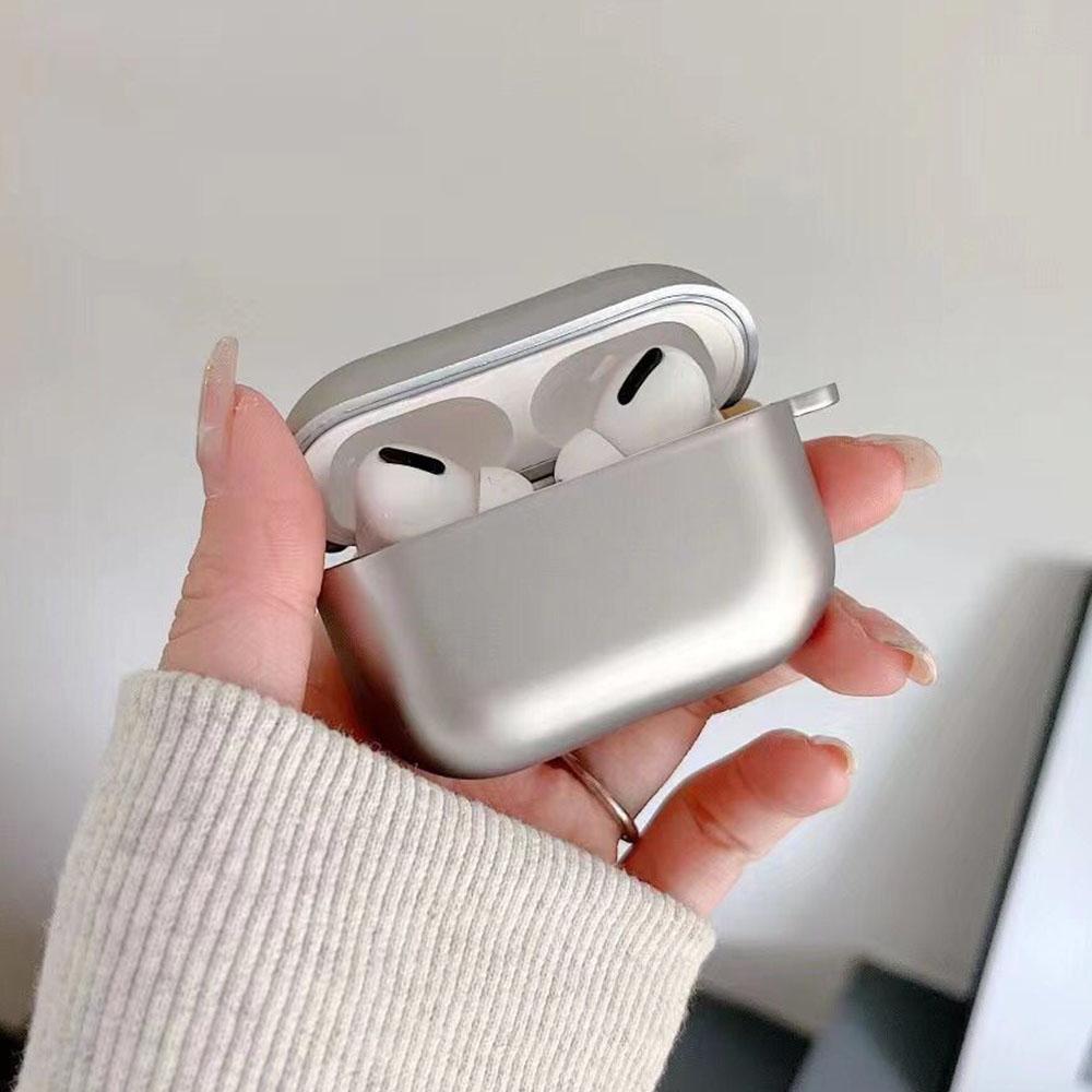 Luxe Vergulde Zilveren Hoesjes Met Hanger Armband Ketting Voor Airpods 4 Pro 2 Oordopjes Doos Schokbestendige Tas Voor Airpod 3 Cover For Airpods 4 gray
