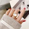 Fashion 18K Gold Plated Retro Shell Ring - European & American Style