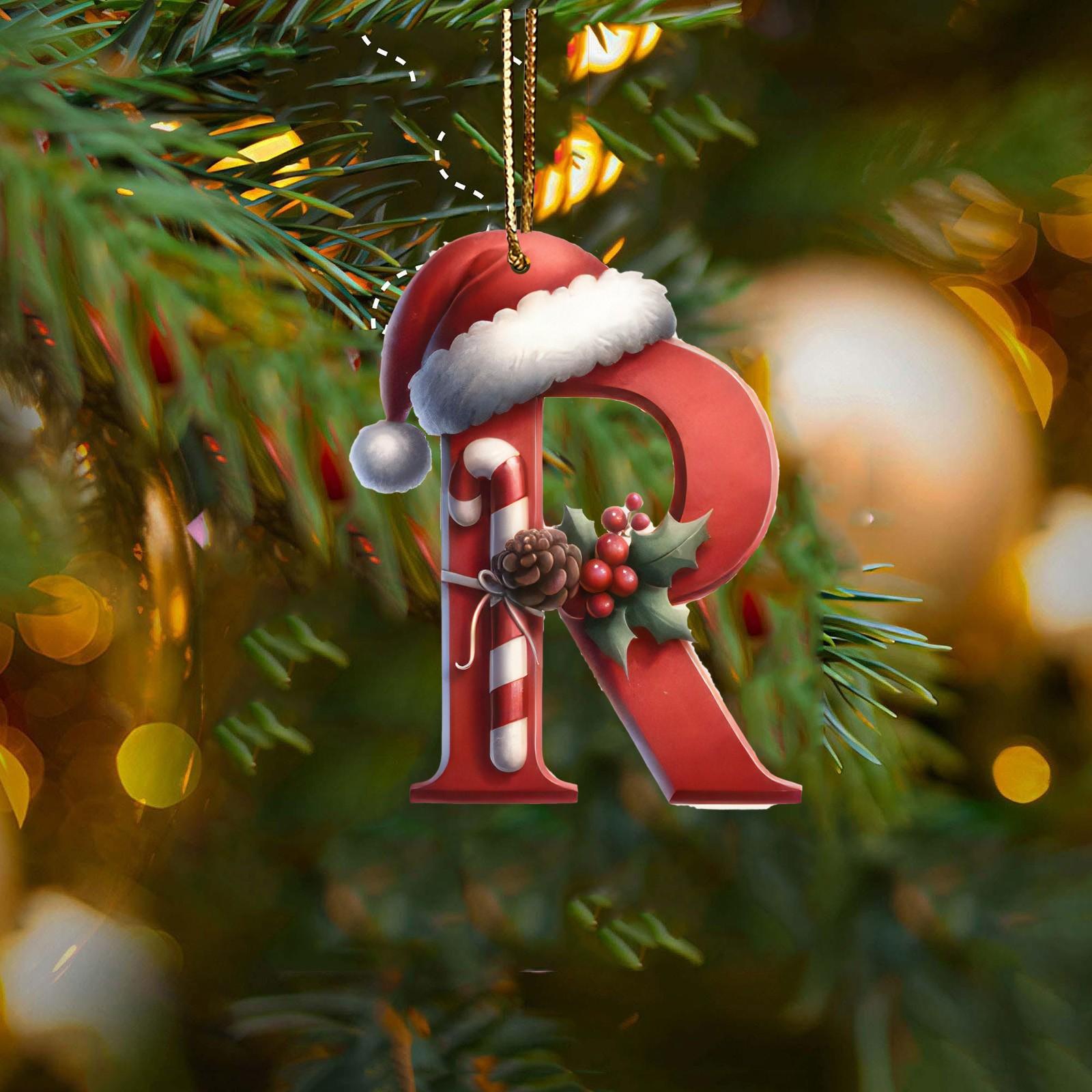 

2D Рождественское украшение для малыша, Подарок для новой мамы, Новорожденный, Персонализированное детское украшение Рождество 2025, One Size