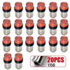 20x Flash LED Bulb Driving Reverse Lamp Signal Tail Car Brake Sourcing White Red Flashing Light 1156 BA15S P21W 1157 BAY15D