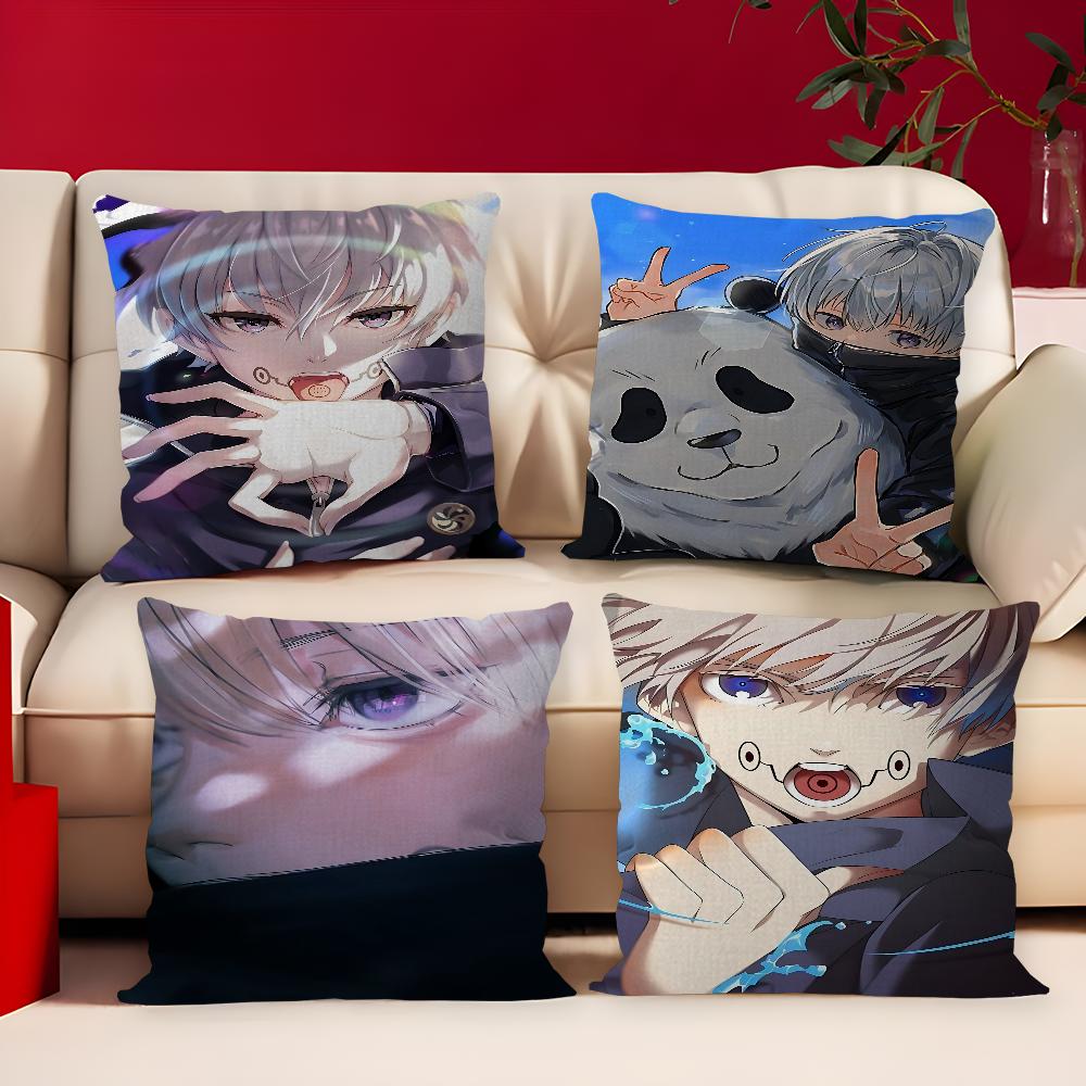 J-Jujutsu K-Kaisen Inumaki Toge Kudde Gåva Hemmakontorsdekoration Sovrum Soffa Bil Kuddöverdrag Fodral 45x45